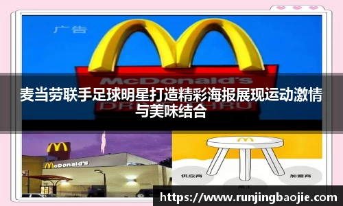 麦当劳联手足球明星打造精彩海报展现运动激情与美味结合